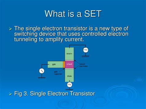 single electron transistor ppt